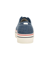 Tommy Hilfiger Women's Balie Casual Platform Slip on - Navy Stripe Multi