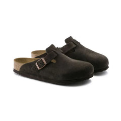 Birkenstock Boston Soft Footbed Suede Leather
