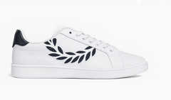 Fred Perry B721 - White/Navy (Mirror)