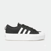 Adidas Women's Nizza Platform Shoe - Black/White (Mirror)
