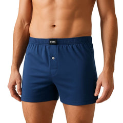 BOSS Men's Organic Cotton Boxer Shorts: Sustainable Comfort, Flexible Fit, Everyday Style