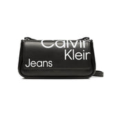 Calvin Klein Jeans Handbag Sleek Flap Conv Sb20 Aop K60K610062-BLK