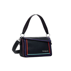 Desigual Multilineal with zipper handbag Women - BLK