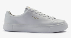 Fred Perry Men Leather Sneakers - White/Gold (Mirror)