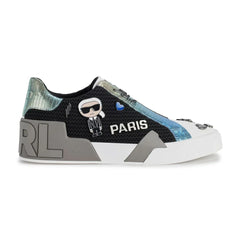 KARL LAGERFELD PARIS Mavise Slip-On Sneakers Women - BLKWHT
