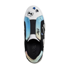 KARL LAGERFELD PARIS Mavise Slip-On Sneakers Women - BLKWHT
