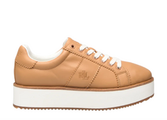 Lauren Ralph Lauren - Amelia Leather Platform Trainer