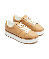 Lauren Ralph Lauren - Amelia Leather Platform Trainer
