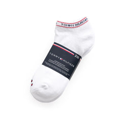Tommy Hilfiger Ankle Flag Sock 3-Pack Socks - WHT