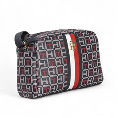 Tommy Hilfiger Rowan II Monogram Crossbody - NVYRED