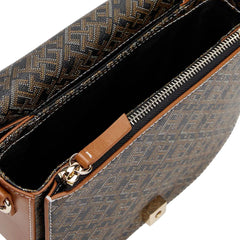 Tommy Hilfiger TH Monoplay Crossbody Saddle Bag - BRN