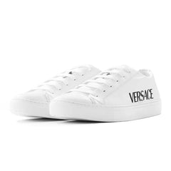VERSACE Greca Logo Sneakers - WHT