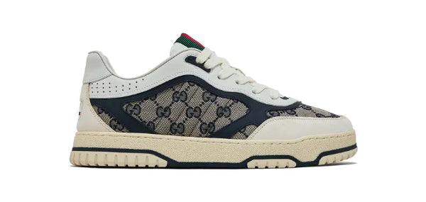Gucci Re-Web Sneaker 'GG Canvas - Beige Ivory Blue' (Mirror)