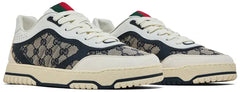 Gucci Re-Web Sneaker 'GG Canvas - Beige Ivory Blue' (Mirror)