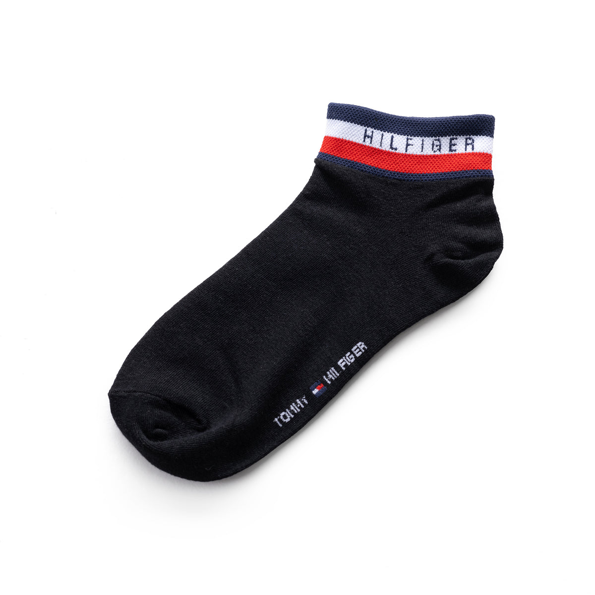 Tommy Hilfiger Flag Logo 3-Pack Socks - BLK