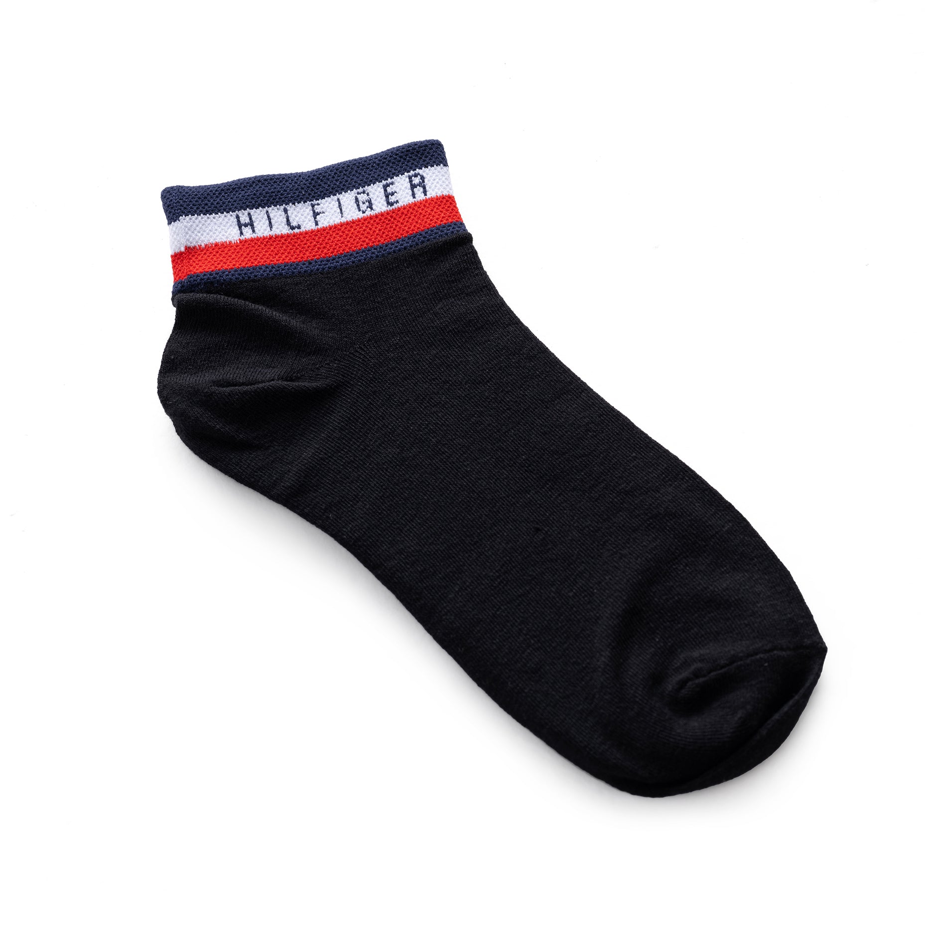Tommy Hilfiger Flag Logo 3-Pack Socks - BLK