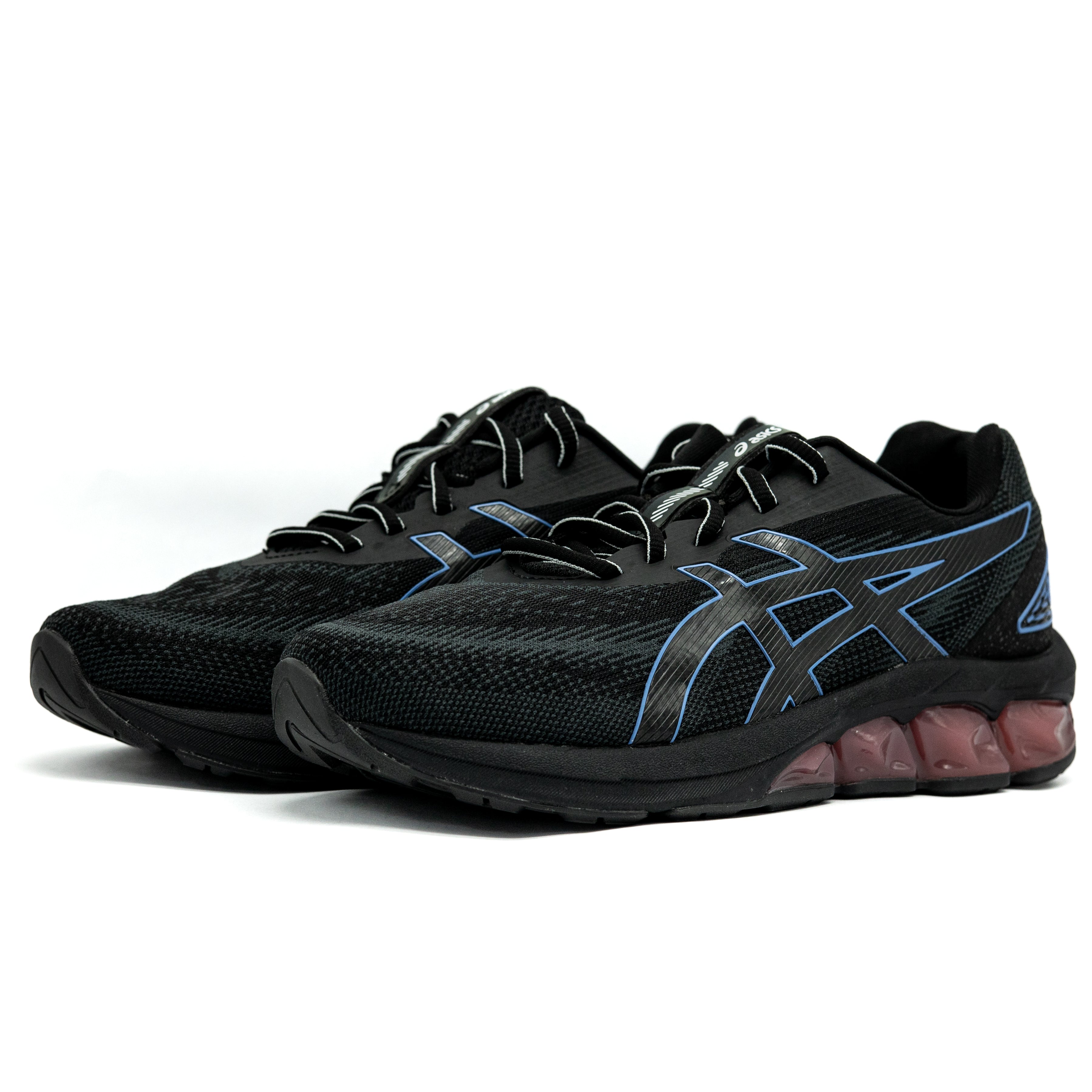 ASICS GEL-Quantum 360 VII – Black / Lake Blue / Burgundy (Mirror)