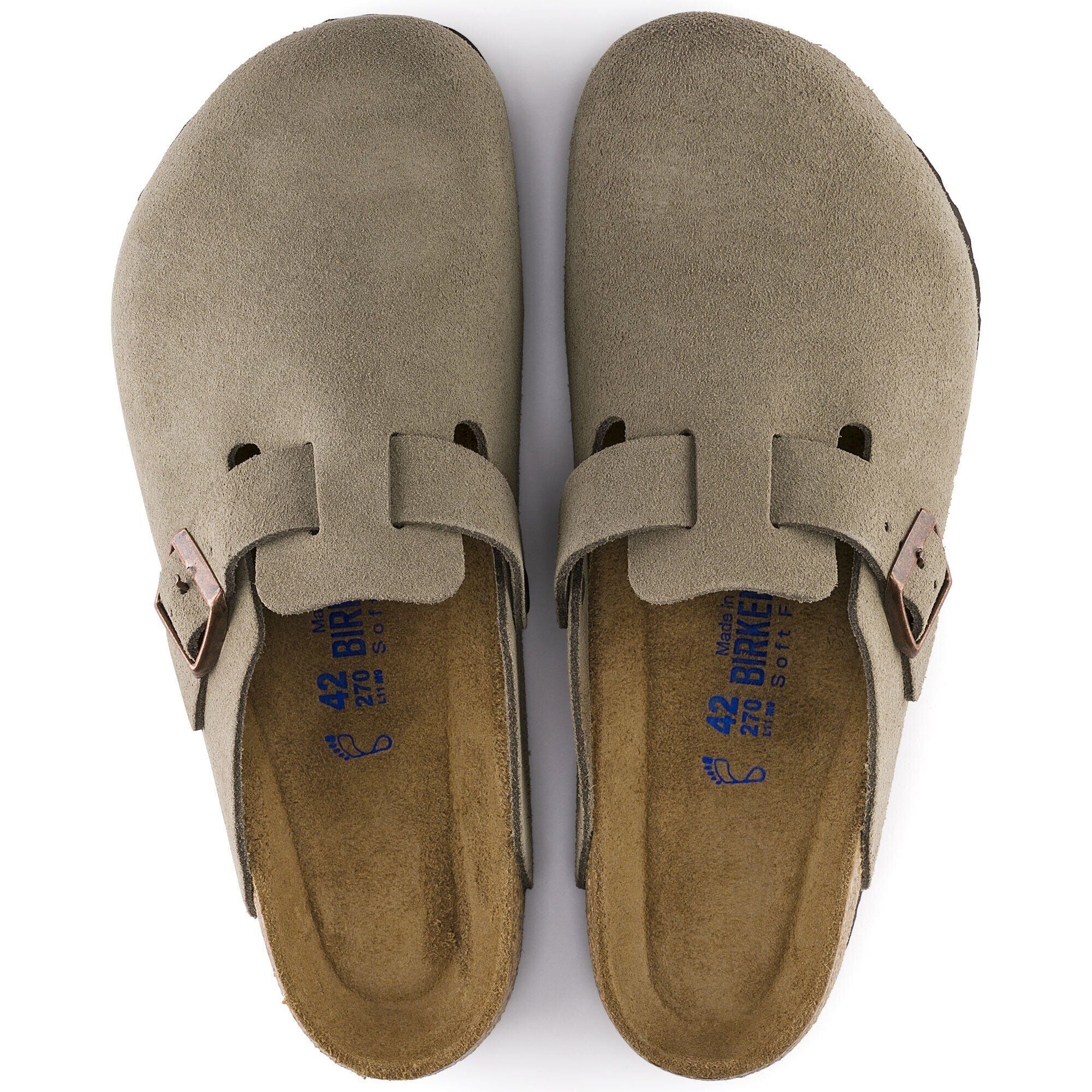 Birkenstock Boston Soft Footbed  Suede Leather