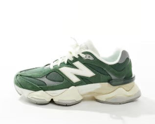 New Balance 9060 sneakers in green with white detail