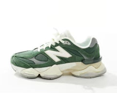 New Balance 9060 sneakers in green with white detail