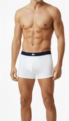 Lacoste Men's Cotton Stretch Trunks – 1 Pack of 3