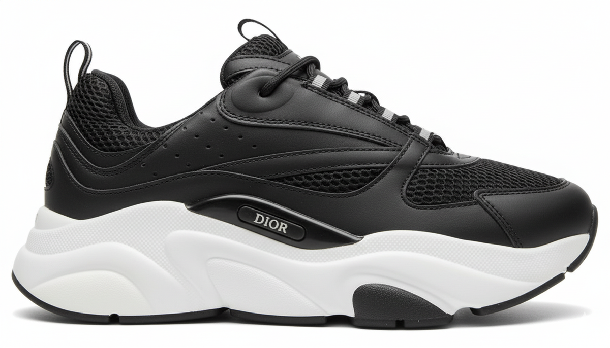 Dior Men's Sneakers - Black/White (Mirror)