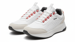 BOSS - Men's Titanium Light Runner - White (Mirror)