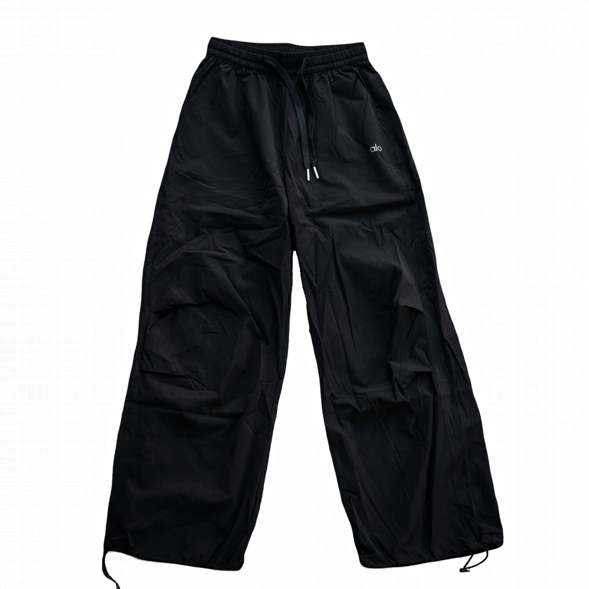 Alo Yoga High-Waist Parachute Pants - Black