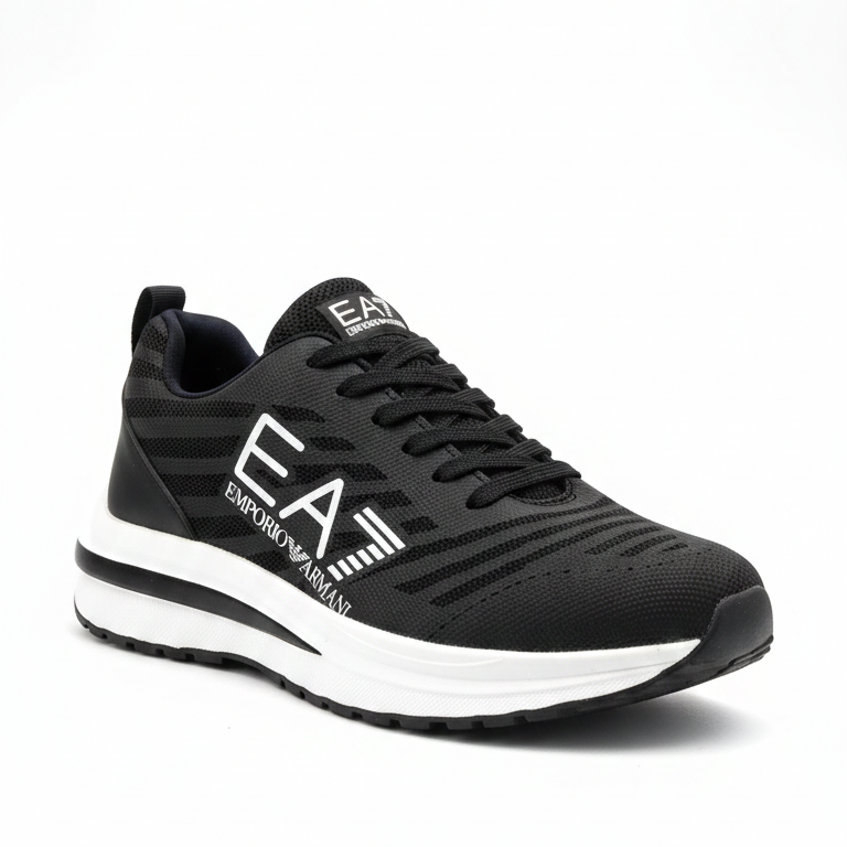 EA7 Emporio Armani Runner Sneaker - Black (Mirror)