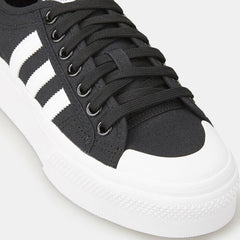 Adidas Women's Nizza Platform Shoe - Black/White (Mirror)