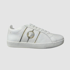 VERSACE Medusa Head Sneakers - WHTGLD