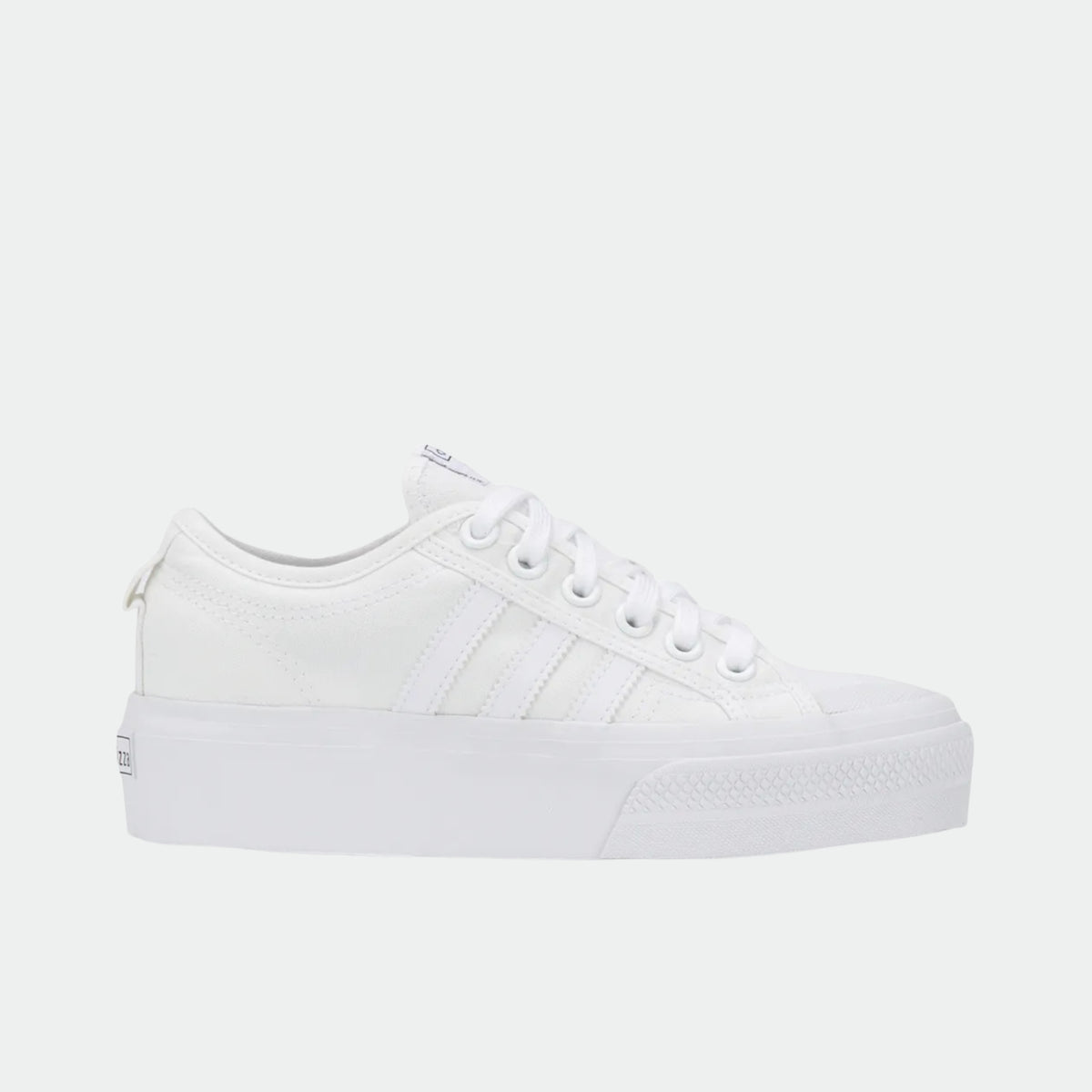 Adidas Women's Nizza Platform Shoe - White (Mirror)