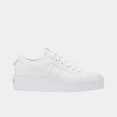 Adidas Women's Nizza Platform Shoe - White (Mirror)