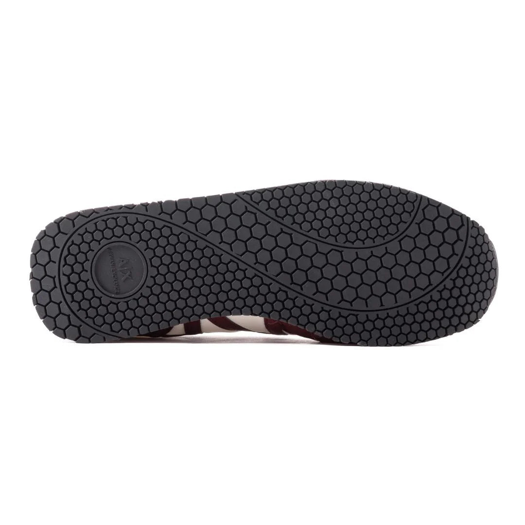 ARMANI EXCHANGE Logo Lace-Up XUX017 Sneakers - WHTMRN