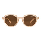 Armani Exchange Round Phantos Frame Sunglasses Women - BEG