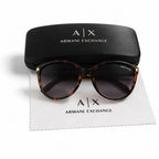 Armani Exchange Round Phantos Frame Sunglasses Women-BRN