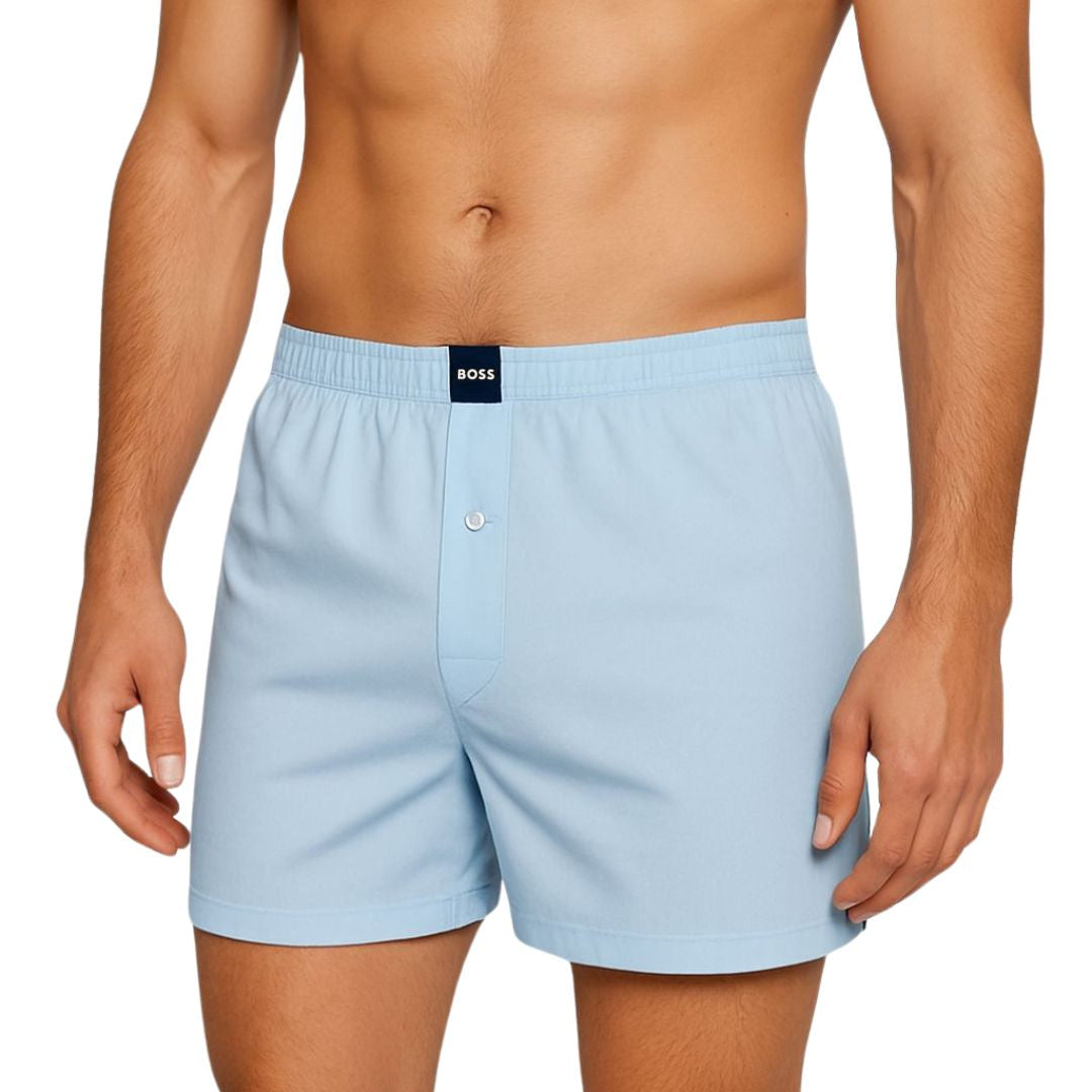 BOSS Men's Organic Cotton Boxer Shorts: Sustainable Comfort, Flexible Fit, Everyday Style