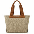 Calvin Klein Monogram Tote Bag Beige