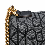 Calvin Klein Monogram Shoulder Bag Black