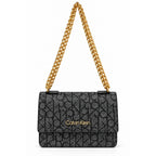Calvin Klein Monogram Shoulder Bag Black