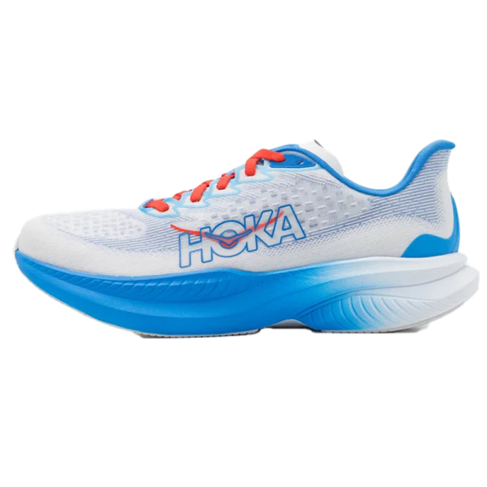 Hoka Mach Running Shoe - White/Blue (Mirror)