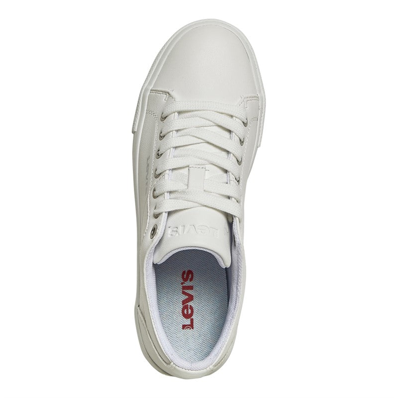 Levi's Womens Woodward Trainers Brilliant - White
