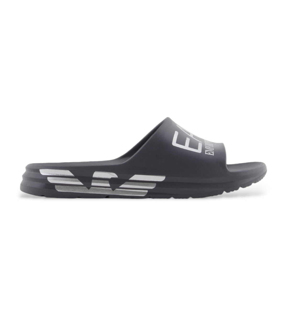 EA7 Emporio Armani Crusher Distance slides with oversized logo - Navy