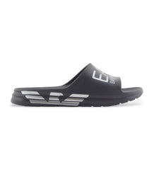 EA7 Emporio Armani Crusher Distance slides with oversized logo - Navy