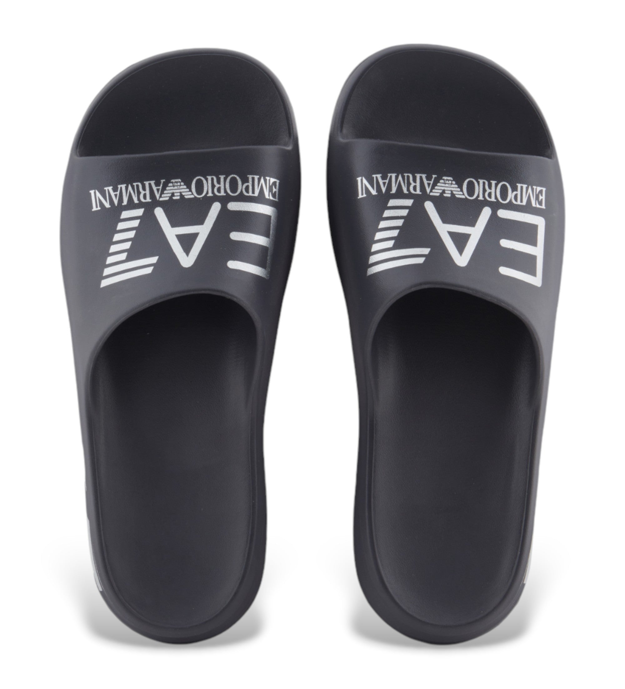 EA7 Emporio Armani Crusher Distance slides with oversized logo - Navy