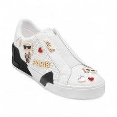 KARL LAGERFELD PARIS Mavise Slip-On Sneakers Women - WHT