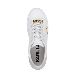KARL LAGERFELD PARIS Melora Lace Up Sneakers Women - WHT