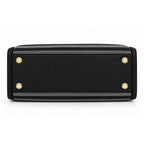 Karl Lagerfeld Paris black striped tote bag bottom