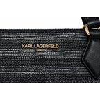 Karl Lagerfeld Paris black tote bag logo detail