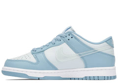 Nike Dunk Low (GS) Clear Blue Swoosh (Mirror)